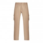 Pantalón largo laboral con elastano 250 g/m2 Roly Daily Stretch color camel primera vista de uso