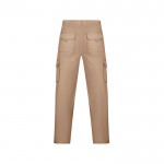Pantalón largo laboral con elastano 250 g/m2 Roly Daily Stretch color camel segunda vista