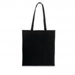 Bolsas de algodón personalizadas de color 140 g/m2 EcoColor Plus color negro