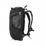 Mochila impermeable 600D RPET con apartado acolchado para PC de 14” color negro tercera vista