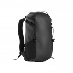 Mochila impermeable 600D RPET con apartado acolchado para PC de 14” color negro cuarta vista