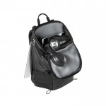 Mochila impermeable 600D RPET con apartado acolchado para PC de 14” color negro quinta vista