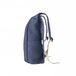 Mochila denim con bolsillos delanteros y correas 300 g/m2 color azul cuarta vista