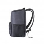 Bolsa térmica de nylon con interior impermeable y asas 15L color azul cuarta vista