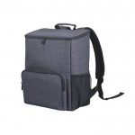 Bolsa térmica de nylon con interior impermeable y asas 15L color azul