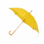 Paraguas personalizado automático en poliéster 190T Ø105 Basic color amarillo primera vista