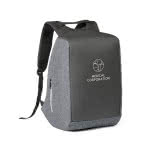 Mochila exclusiva para publicidad color gris con logo