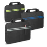 Sencillo maletín portadocumentos promocional color gris vista productos