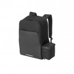 Mochila resistente al agua con bolsa térmica para portátil 17,3'' color negro