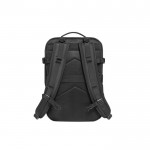 Mochila de viaje de poliéster reciclado denso para portátil 17,3'' color negro segunda vista