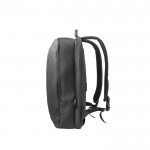 Mochila de poliéster 600D para PC con dos modos de transporte 15,6” color gris oscuro cuarta vista