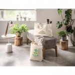 Bolsa multiusos con algodón reciclado y asas largas 220 g/m2 vista tercera