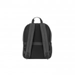 Mochila de poliéster reciclado con forro para portátil de 16” color gris oscuro segunda vista