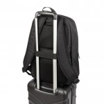 Mochila de poliéster reciclado repelente al agua para PC 17,3” color negro quinta vista