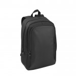 Mochila de poliéster reciclado repelente al agua para PC 17,3” color negro