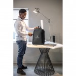 Mochila de poliéster reciclado repelente al agua para PC 17,3” vista bodegón