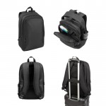 Mochila de poliéster reciclado repelente al agua para PC 17,3” varios colores