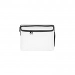 Bolsa térmica de poliéster reciclado con correa ajustable 6L color blanco primera vista