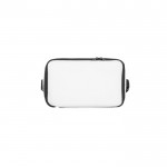 Bolsa térmica de poliéster reciclado con correa ajustable 6L color blanco tercera vista