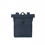 Mochila multiusos con cierre enrollable para portátil 17,3” color azul primera vista