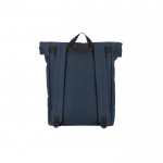 Mochila multiusos con cierre enrollable para portátil 17,3” color azul segunda vista