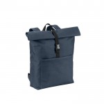 Mochila multiusos con cierre enrollable para portátil 17,3” color azul