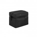 Bolsa térmica de poliéster reciclado con correa ajustable 12L color negro