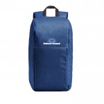 Mochila multiusos con espalda y correas acolchadas capacidad 10L color azul imagen con logo