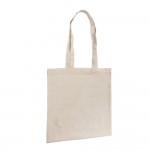 Bolsa de algodón personalizada de asas largas 100 g/m2 Eco Long color beige
