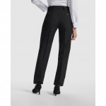 Pantalón laboral largo de mujer para horeca 190 g/m2 Roly Waitress color negro cuarta vista de uso