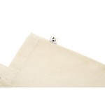 Bolsa para la compra de algodón orgánico con asas largas 140 g/m2 color natural cuarta vista