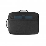 Mochila compacta de poliéster reciclado con asa de trolley 15,6” color gris oscuro septima vista
