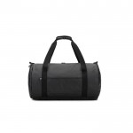 Bolsa de deporte en poliéster reciclado 600D con zapatero lateral color azul real segunda vista