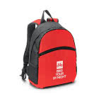 Divertidas mochilas para niños color rojo tercera vista
