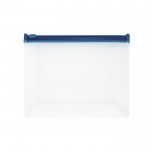 Bolsa hermética de plástico color azul primera vista