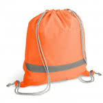 Mochilas de cuerdas reflectante color naranja