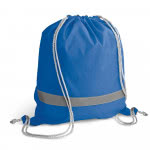 Mochilas saco reflectantes personalizables azul