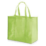Bolsa grande de la compra personalizada color verde claro