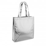 bolsa brillante personalizada color plateado