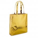 bolsa brillante promocional color dorado