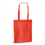 Bolsa non woven de asas largas color rojo