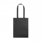 Bolsa de non-woven termosellada con asas largas de 80g/m2 color negro