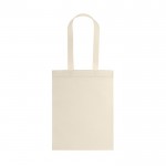 Bolsa de non-woven termosellada con asas largas de 80g/m2 color beige