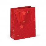 Bolsa pequeña de papel para regalo color rojo