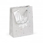 Bolsa pequeña de papel para regalo color gris claro
