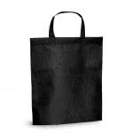 Bolsa non woven de asas cortas color negro