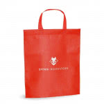 Bolsas non-woven con logo rojo