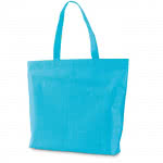 Bolsa de la compra para publicidad color azul claro