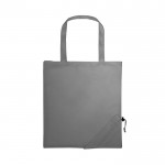 Divertida bolsa de la compra plegable color gris