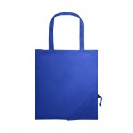 Divertida bolsa de la compra plegable color azul real